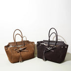 Sac à main Tote Rétro en Daim Femme – Grande capacité,Style Automne MYNELIA