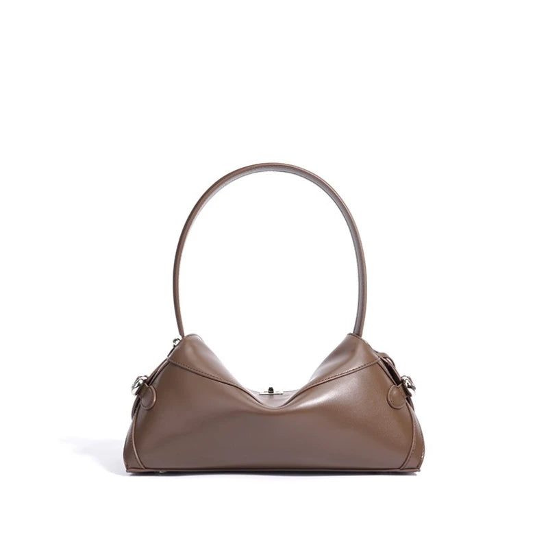 Sac à main guir Givré forme coussin – Style vintage MYNELIA