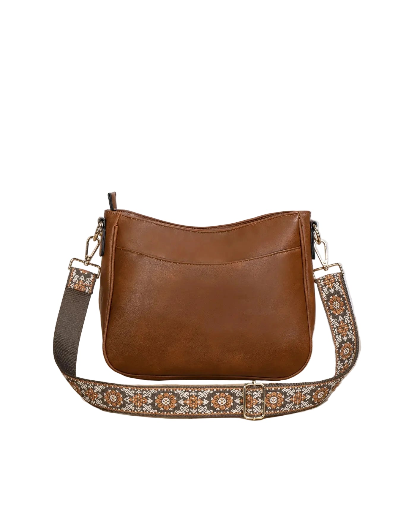 Sac à main en cuir vegan Éco-Responsable – Forme rectangulaire, Poche Zip