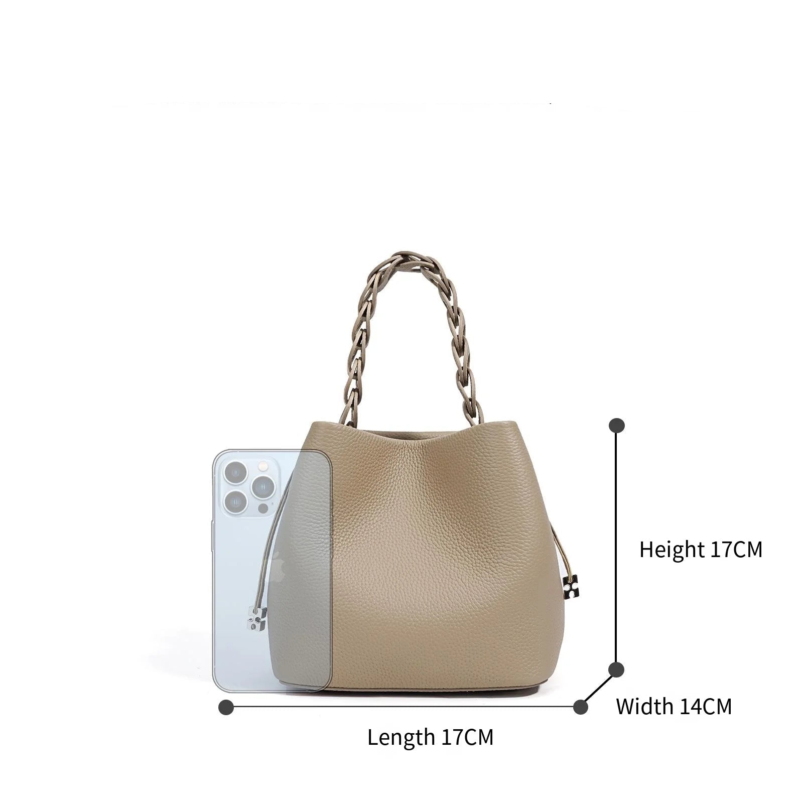 Sac à main cuir véritable – Vachette Texturée & Style Parisien Chic
