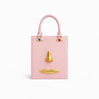 Sac bandoulière femme à visage décoratif et yeux bijoux