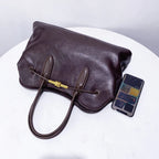 Sac Tote  en cuir PU– Style Vintage Luxe