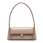 Sac baguette femme en cuir de vachette – 28 × 13 × 9 cm
