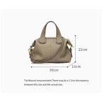 Sac Trapèze Cuir Véritable – Grande Capacité Femme MYNELIA