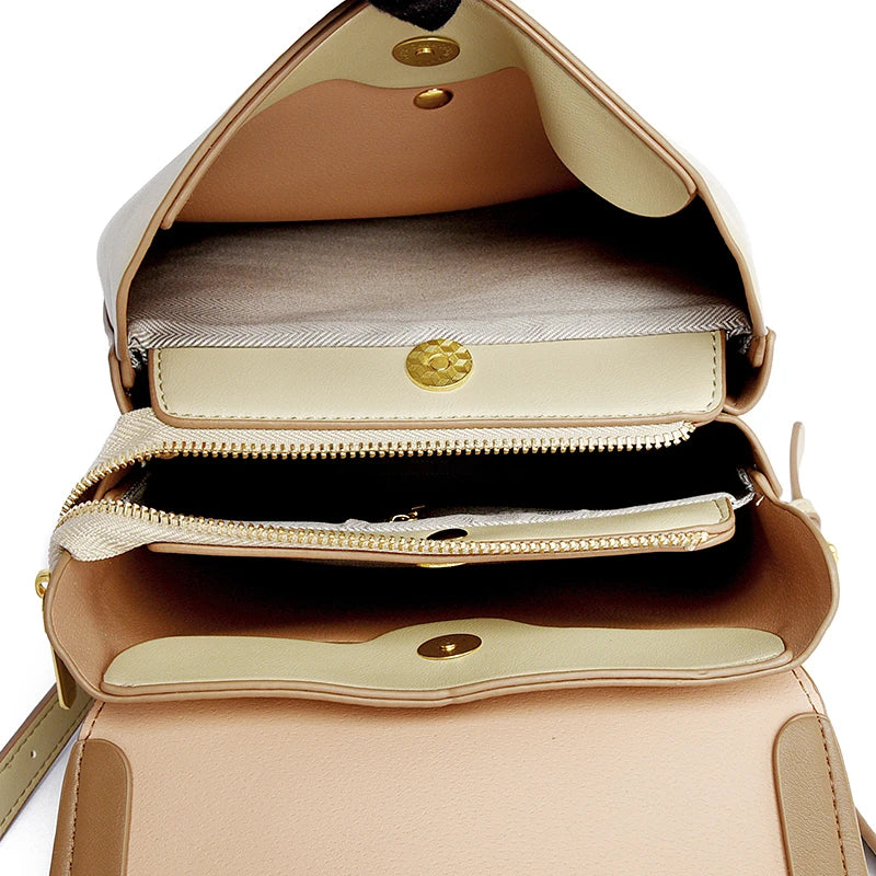 Sac à Dos Cuir PU Femme – Grande Capacité, Anti-Vol & Rivets MYNELIA