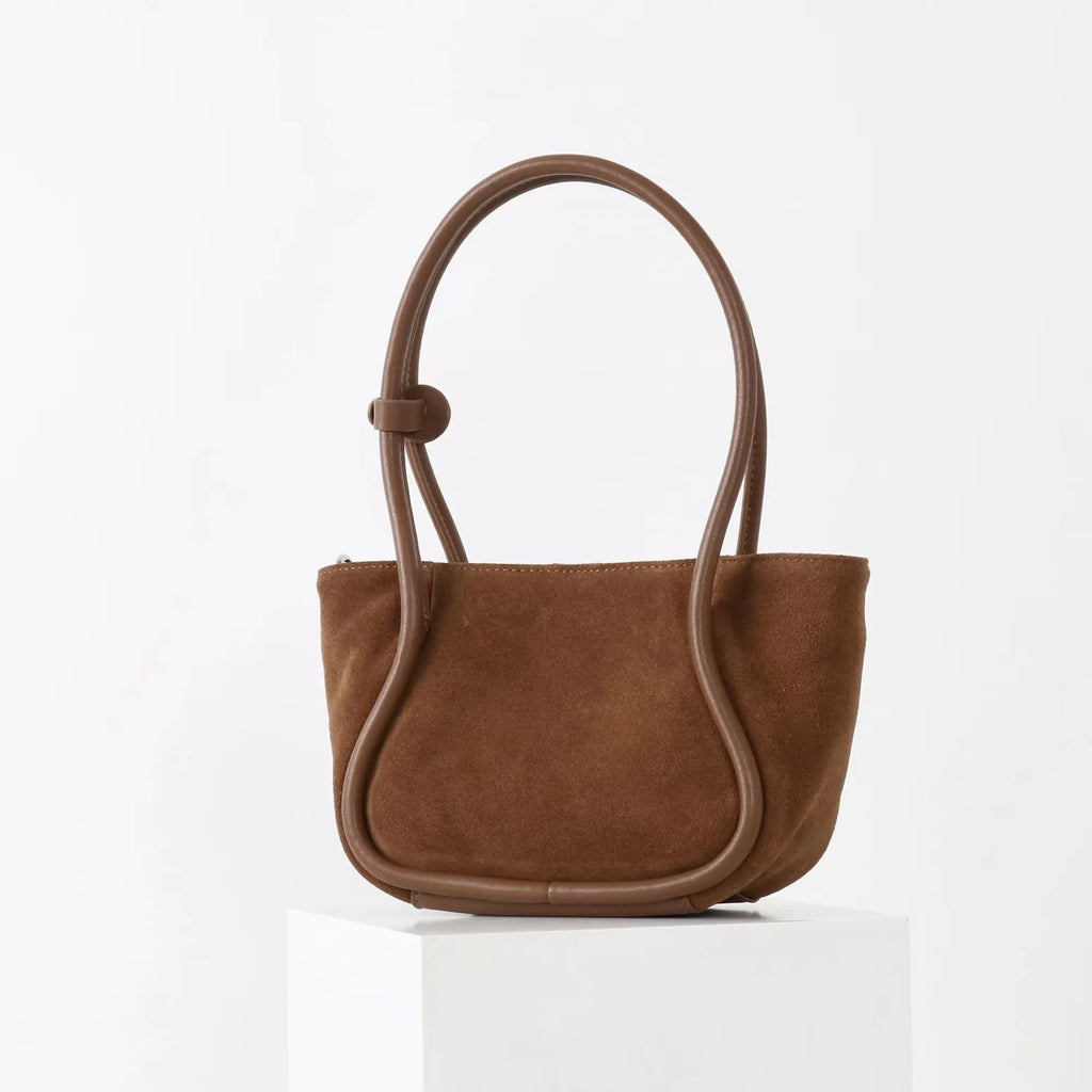 Sac Bucket Suédé Vintage Y2K – Design Niche & Bandoulière