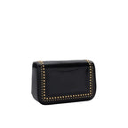 Petit sac épaule femme à rabat et rivets – Simili cuir