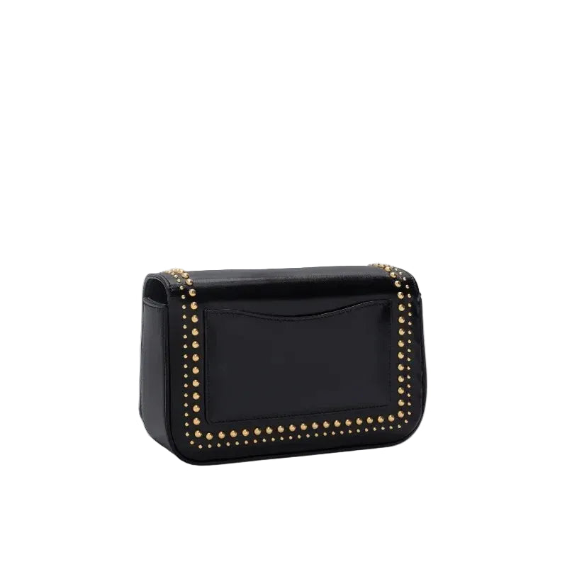 Petit sac épaule femme à rabat et rivets – Simili cuir