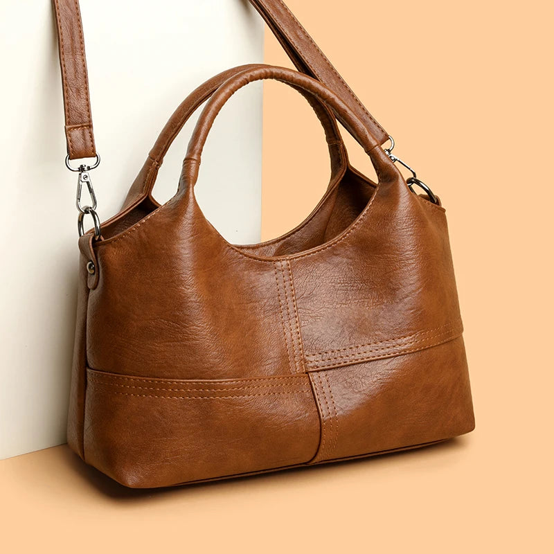 Sac à main femme cuir PU Souple – Tote casual polyvalence MYNELIA