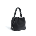 Sac seau cuir femme – Anse Tressée & Bandoulière réglable Style Casual Chic