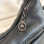 Sac à Main Hobo en Cuir Véritable Vintage – Femme MYNELIA