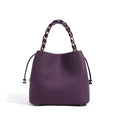Sac bucket en cuir véritable souple – Doublure cuir