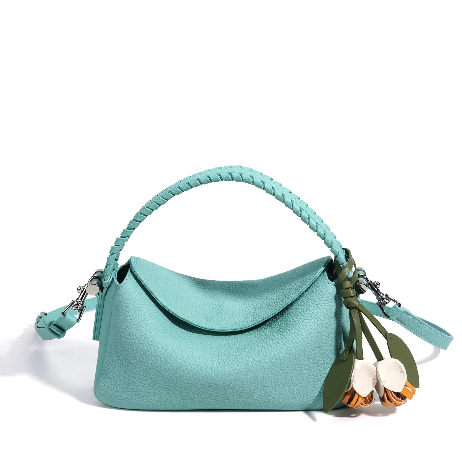 Sac à main Hobo en Cuir Véritable -Bandoulière & Épaule MYNELIA