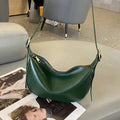 Sac Hobo cuir tanné végétal 100% Véritable  – Bandoulière