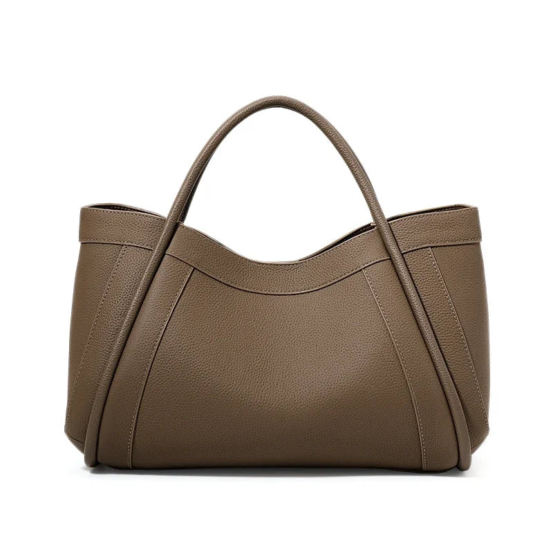 Sac hobo tote en cuir –Double port-Grande capacité