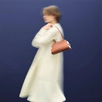 Sac à bandoulière cuir véritable-Pochette amovible