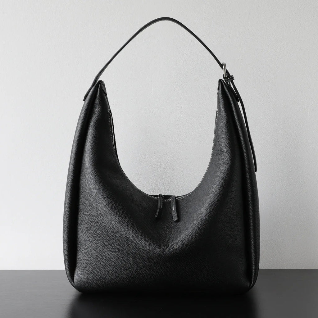 Sac à main Tote Cuir pleine fleur 100% Véritable|Grand Format Femme MYNELIA
