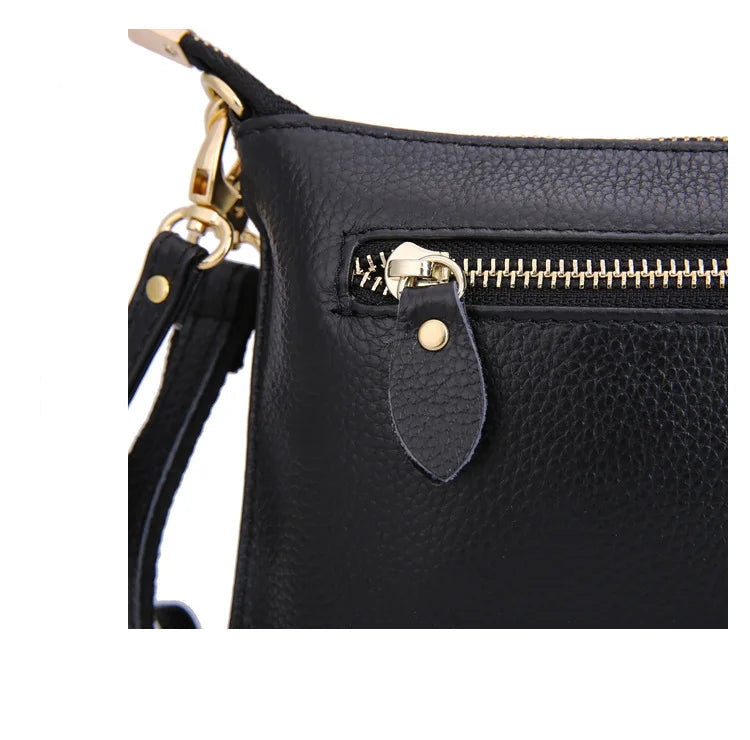 Sac bandoulière Satchel Croisé Cuir Véritable Vintage Candy