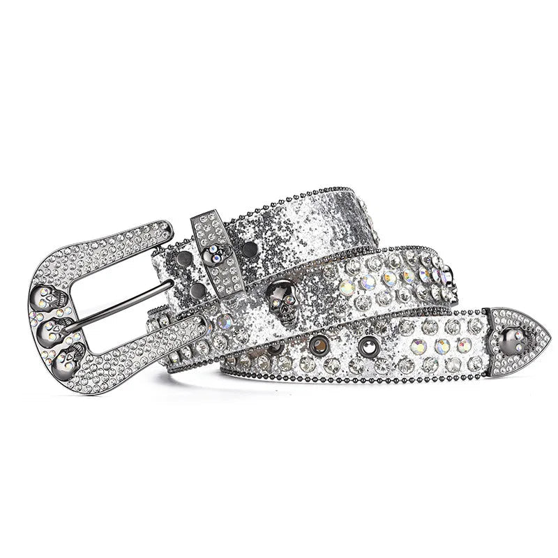 Ceinture à Strass Style Cowboy— Hip Hop & Rock MYNELIA