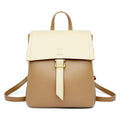 Sac à Dos Cuir PU Femme – Grande Capacité, Anti-Vol & Rivets MYNELIA
