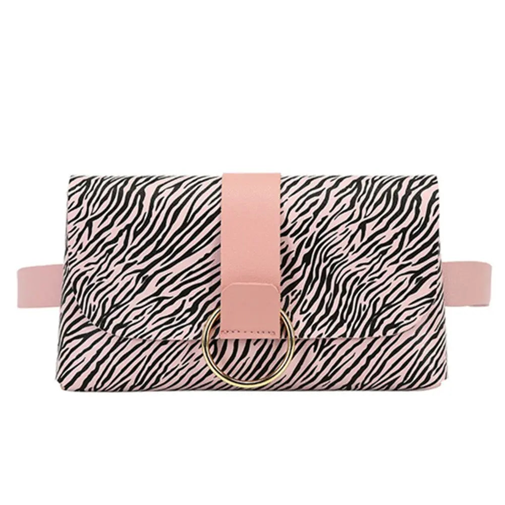Sac ceinture 2-en-1 Femme Porte-Monnaie & Téléphone – Motifs Animaliers, Fermeture Rabat, Ultra-Plat, 5 Motifs