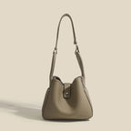 Genuine Leather Women's Shoulder bag niche design fashion lady's basket bag soft cowhide bucket bag handbag for women MYNELIA