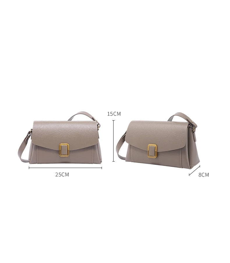 Sac à main bandoulière cuir véritable femme – Style Rétro
