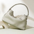 Sac à main cuir vachette femme–Vintage compartimenté Style chic