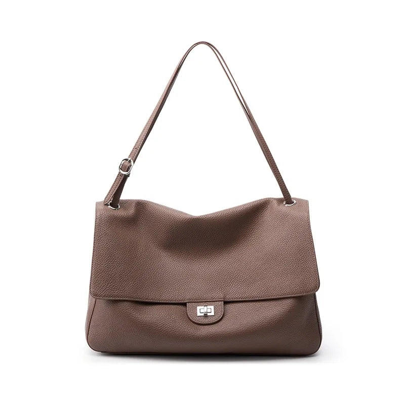 Umhängetasche aus echtem Top-Grain-Leder – Koreanischer Stil