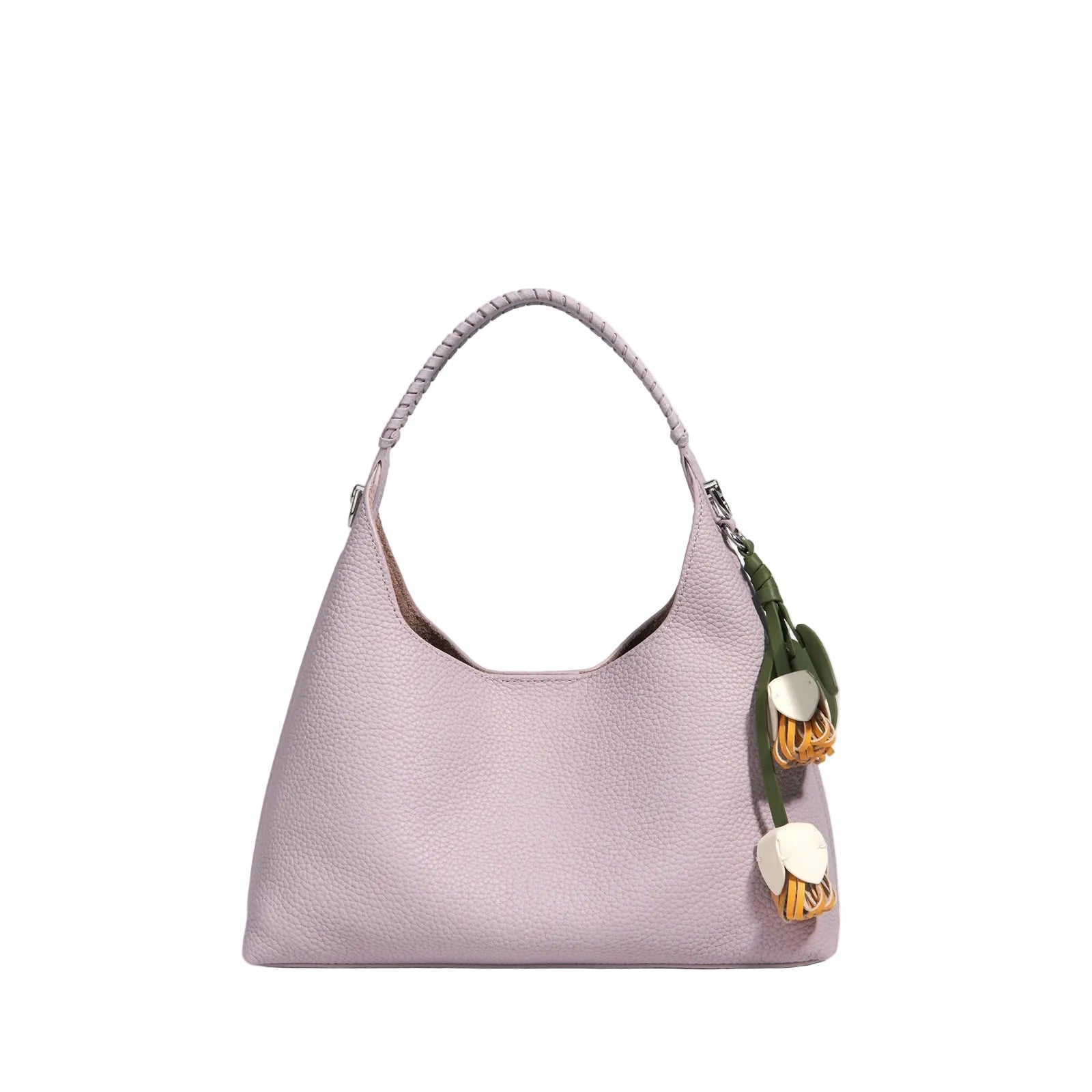 Sac bucket en cuir véritable grain supérieur – Style casual chic