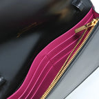 Pochette Clutch Soirée Chaînes Dorées Cadenas