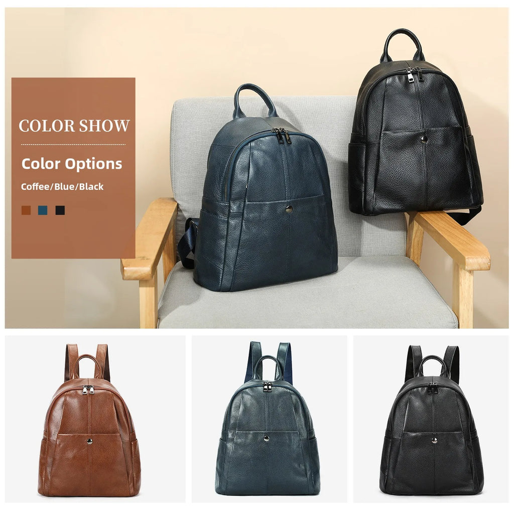 Sac à dos cuir vache – Casual polyvalent