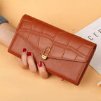 Portefeuille femme cuir PU – Porte-Cartes & Monnaie