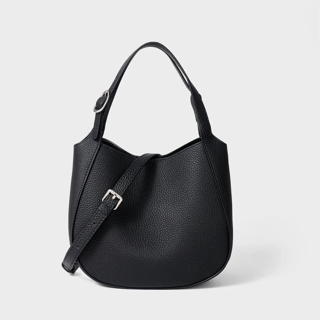 Sac seau cuir véritable  – Initiales Personnalisées