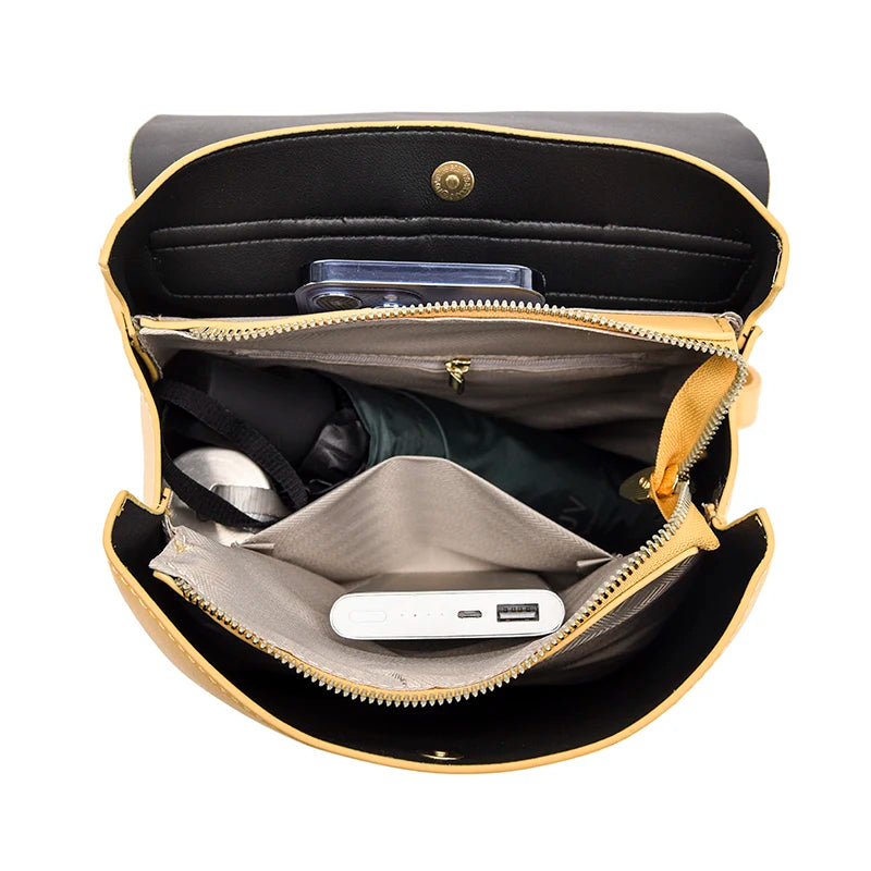 Sac à dos femme en Cuir Synthétique – Léger, Coloré & Quotidien MYNELIA