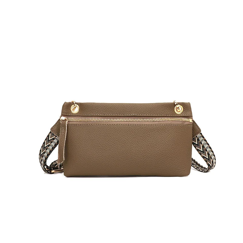 Sac  pochette cuir Rivets & Sequins – Clutch Tendance