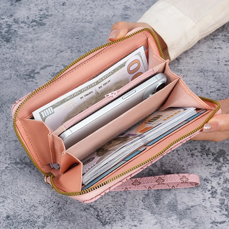 Portefeuille Imprimé – Multifonctionnel,10 compartiments