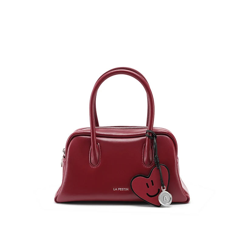 Sac Tote La Festin Cuir Refendu Fashion – Bandoulière & Croisé