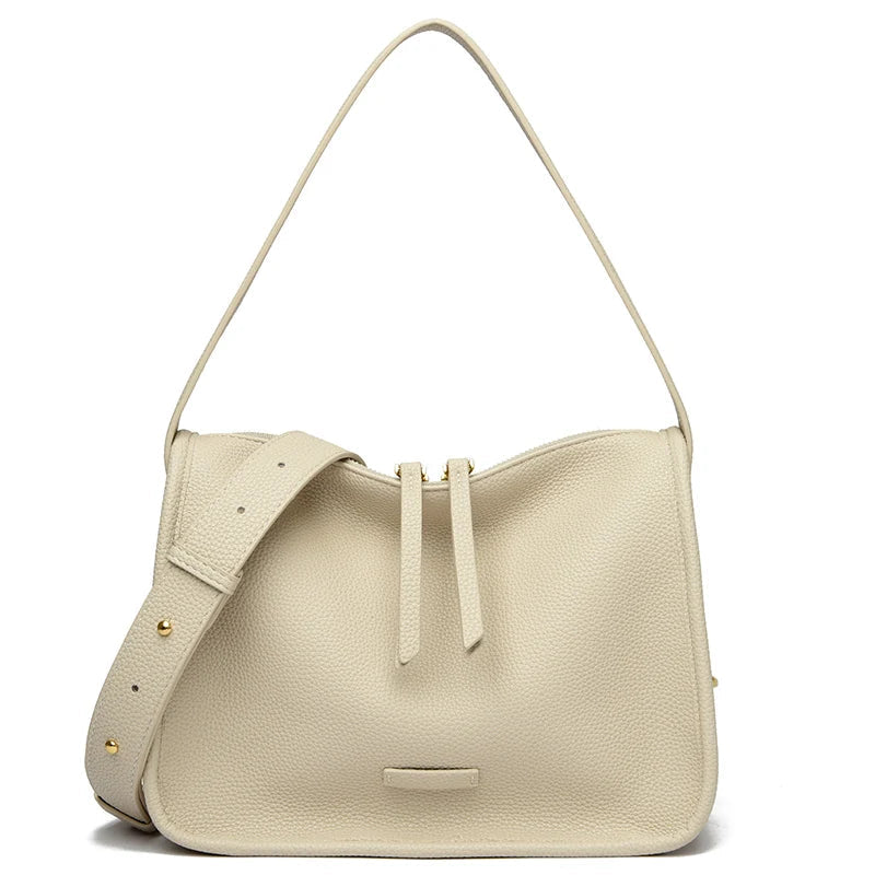 Luxury Soft Leather Tote Bag Women Handbag 2023 New Brand Women Shoulder Crossbody Bag Cowhide Female Messenger Bags MYNELIA