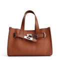 2026 Spring New women's Retro Genuine Cowhide Leather Tote Bag Female Luxury Designer Shoulder Underarm Bags Niche Crossbody Bag MYNELIA