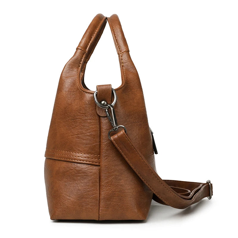 Sac à main femme cuir PU Souple – Tote casual polyvalence MYNELIA