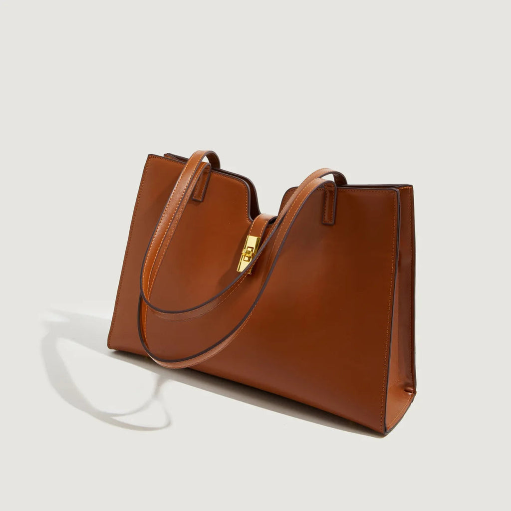 Sac à main cabas City-Grande capacité – Cuir PU MYNELIA