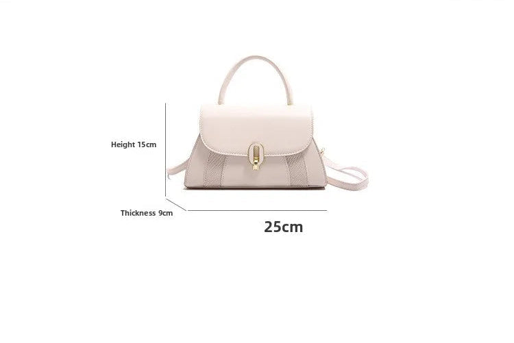 Sac  bandoulière PU Cuir Boucle Cadenas Femme