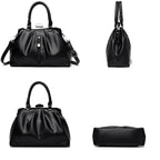 Sac à main Tote cuir véritable Femme – Cabas zippé Grande Capacité MYNELIA
