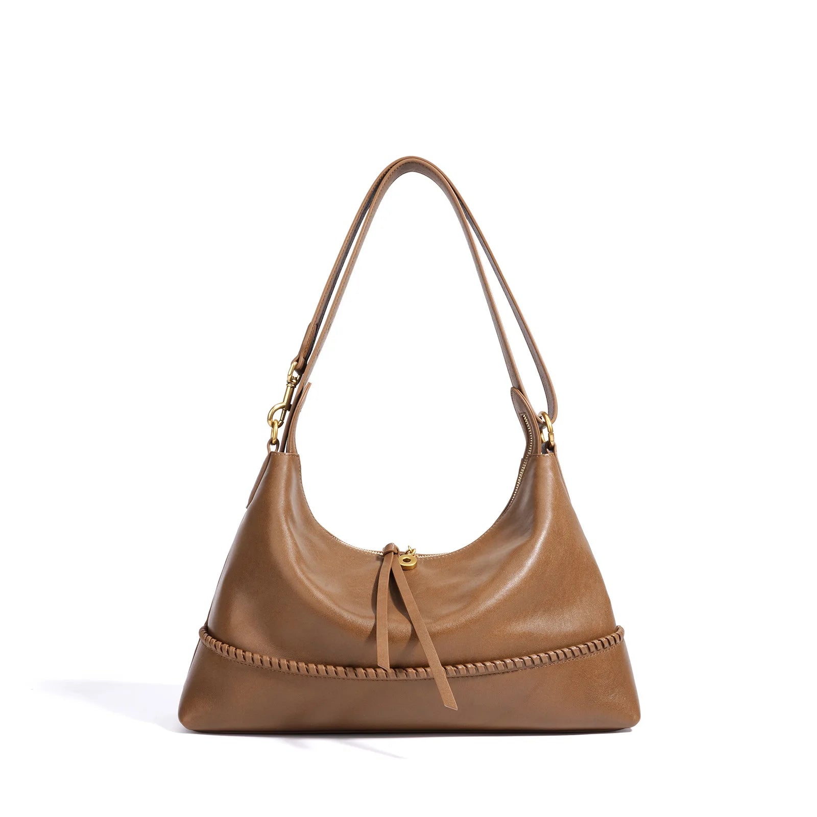 Sac à main Hobo en Cuir Véritable – Grande Capacité MYNELIA