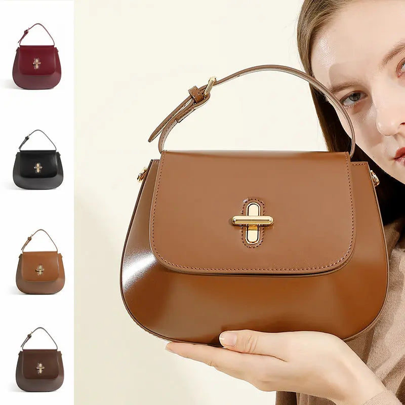 Sac à main cuir véritable Femme – Saddle Bag Luxe