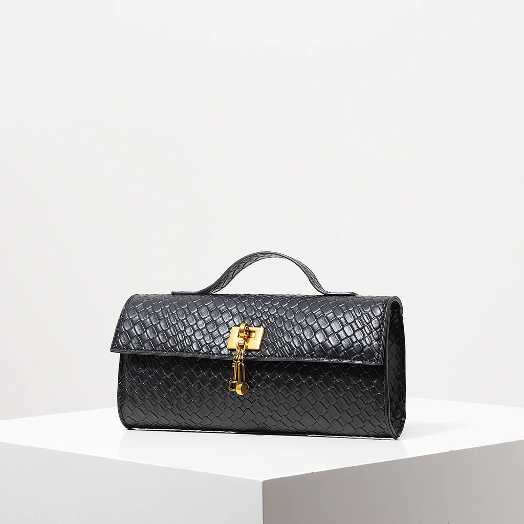 Sac à main cuir PU motif Géométrique Vintage – Ultra-Léger