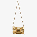 Pochette Clutch Chaînes Épaule Soirée Banquet Cérémonie – Beige Argent Bordeaux Doré
