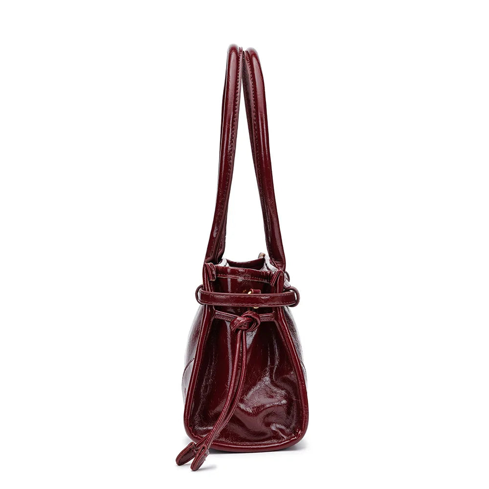 Sac à bandoulière Boston – Cuir ciré Microfibre