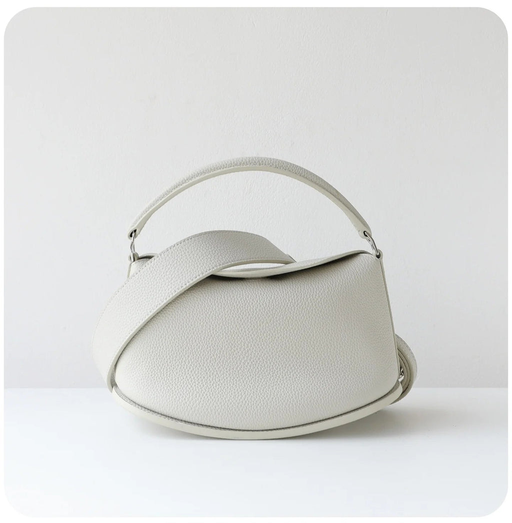 Sac à main Hobo en Cuir Pleine Fleur–Style Minimaliste & Chic MYNELIA